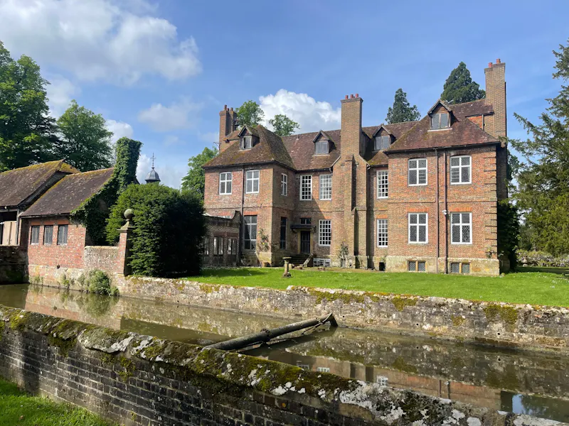 Pond at Moated Groombridge Manor House, M363 (photo 15)