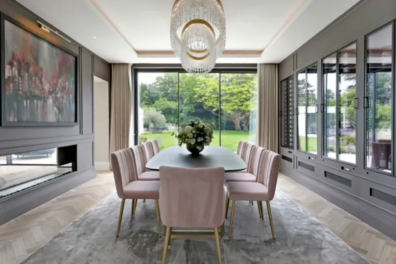 Dining room at Cobham Modern Mansion, D2779 (photo 7)