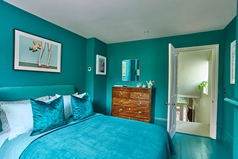 Bedroom at Contemporary Balham house, B1521 (photo 34)