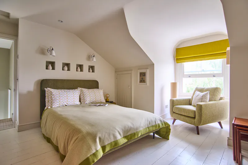 Bedroom at Contemporary Balham house, B1521 (photo 31)