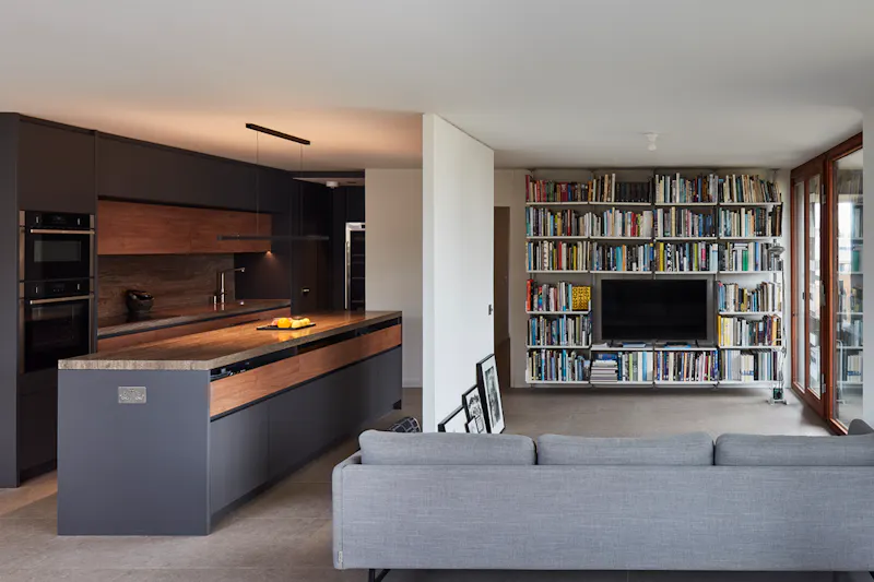 Kitchen at Sleek Barbican Tower Apartment, F1246 (photo 1)