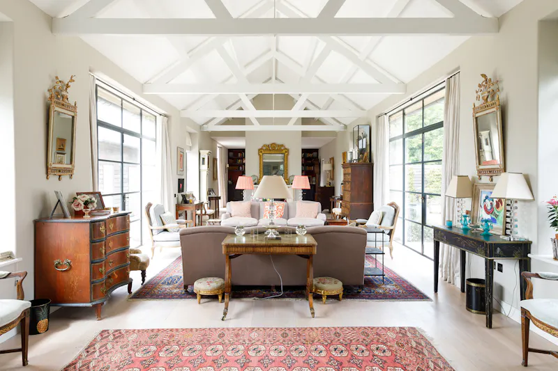 Living Room at Modern South Downs Farmhouse, L758 (photo 15)