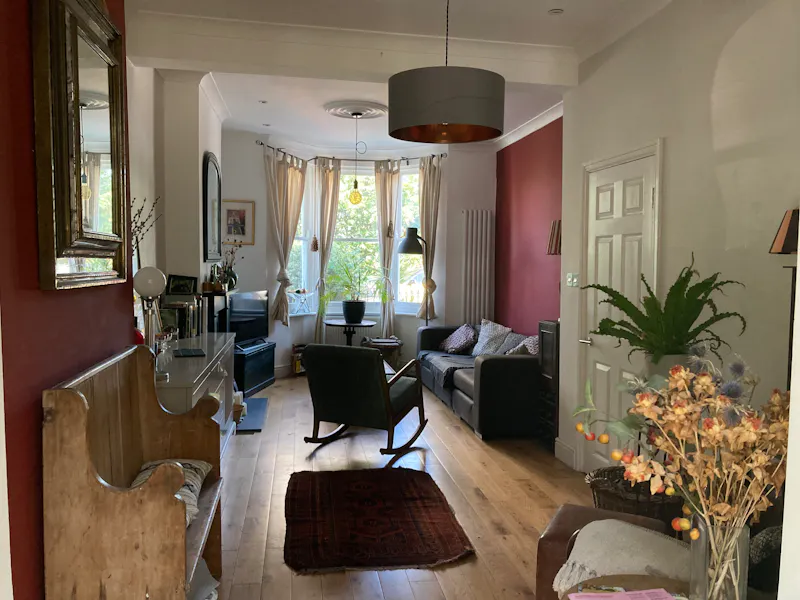 Living Room at Pretty Peckham terrace, B1833 (photo 7)
