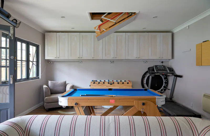 Games room at Stylish Streatham family home, E410 (photo 29)