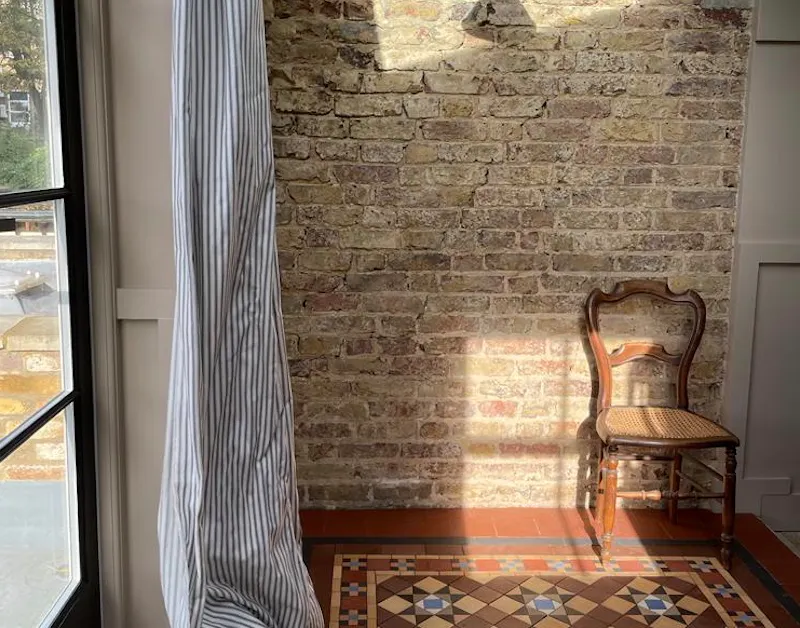 Exposed brick at Stoke Newington Victorian Home, B1208 (photo 13)