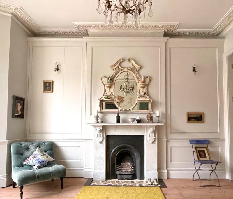 Fireplace at Stoke Newington Victorian Home, B1208 (photo 5)