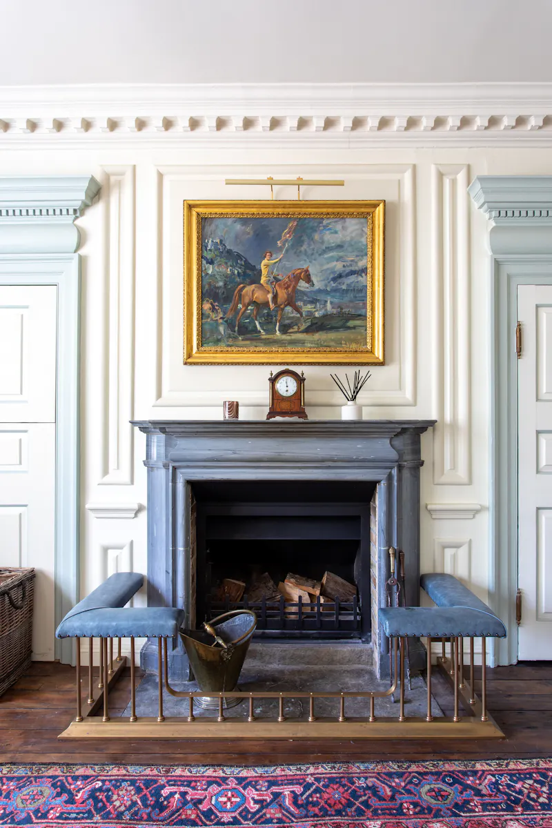 Fireplace at Stately Oxfordshire Manor, M365 (photo 9)