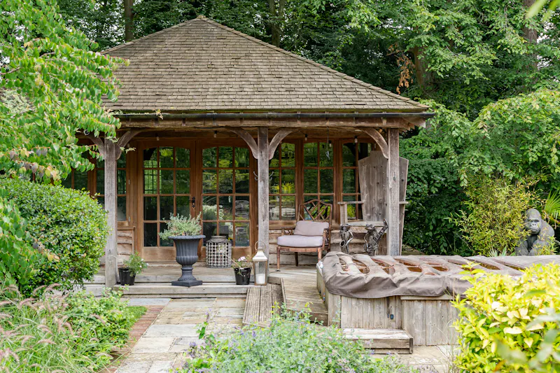 Summer house at Oak Framed Hertfordshire Home, M273 (photo 29)