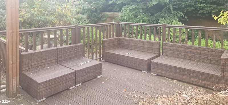 Balcony at American-Style Bungalow Welwyn, D2787 (photo 21)