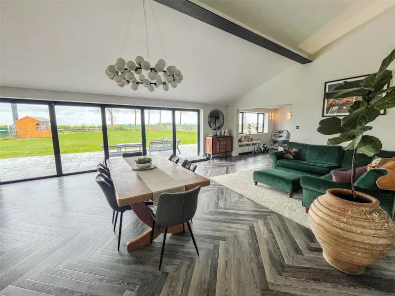 Floor - wooden at Modern-Build Bungalow Selmeston, D2789 (photo 10)