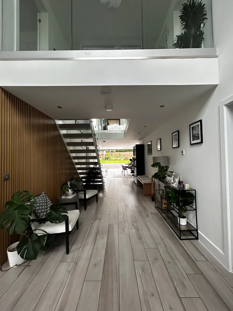 Floor - wooden at Modern St Albans Home, D2786 (photo 11)