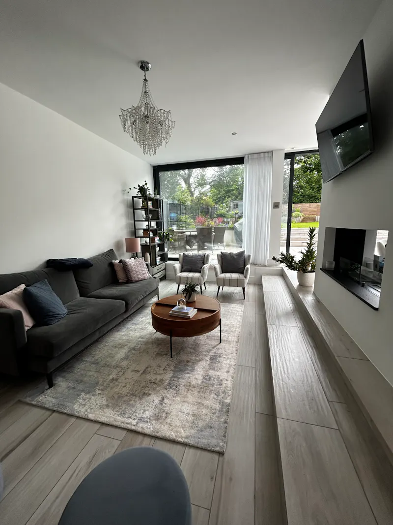 Floor - wooden at Modern St Albans Home, D2786 (photo 10)