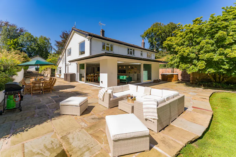 Terrace/Patio at Homely Cottage Cheshire, C944 (photo 31)
