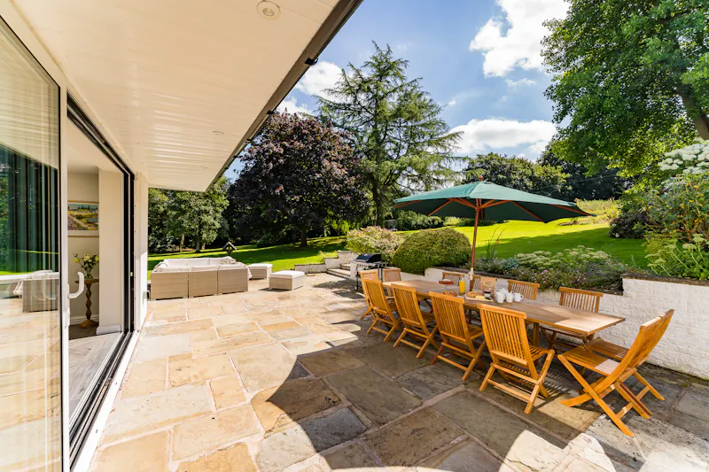 Terrace/Patio at Homely Cottage Cheshire, C944 (photo 30)