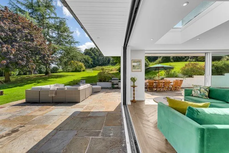 Terrace/Patio at Homely Cottage Cheshire, C944 (photo 12)