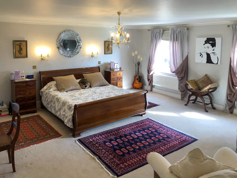 Bedroom at Farnham Royal Modern Mansion, D2411 (photo 13)