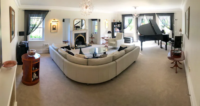 Living Room at Farnham Royal Modern Mansion, D2411 (photo 7)