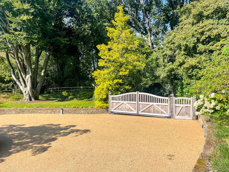Gate at Vesitile Hampshire Pool House, D2785 (photo 42)