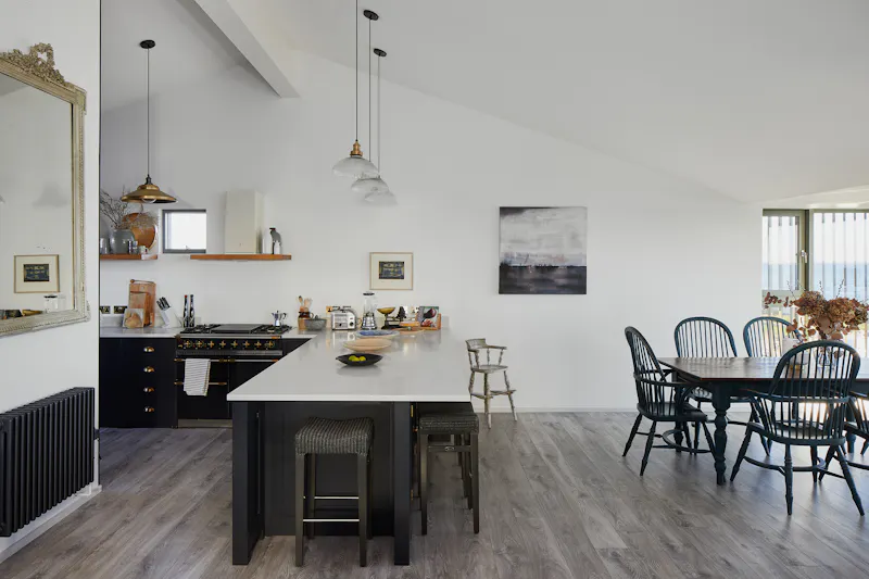 Floor - wooden at Modern Chichester Beach House, D2794 (photo 10)