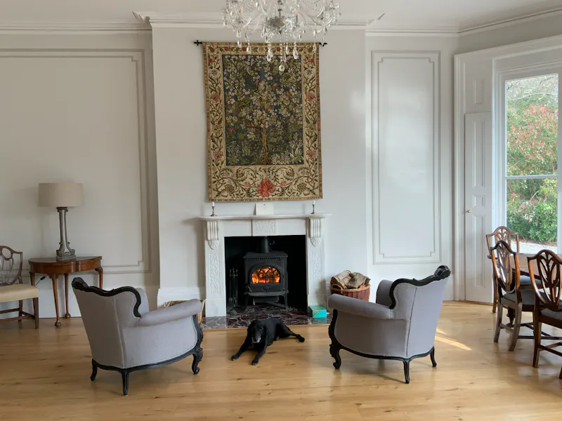 Floor - wooden at West Sussex Country Mansion, B2059 (photo 5)