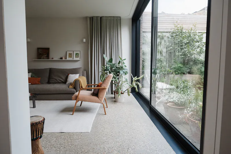 Living Room at Cool minimal East Dulwich mews , K505 (photo 21)