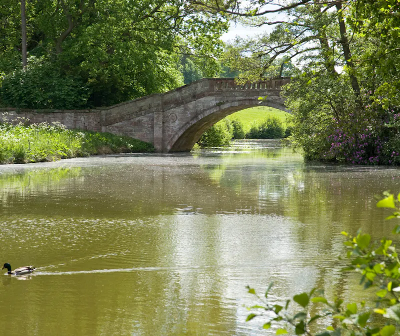 Lake at Imposing Chester Castle, A1644 (photo 22)