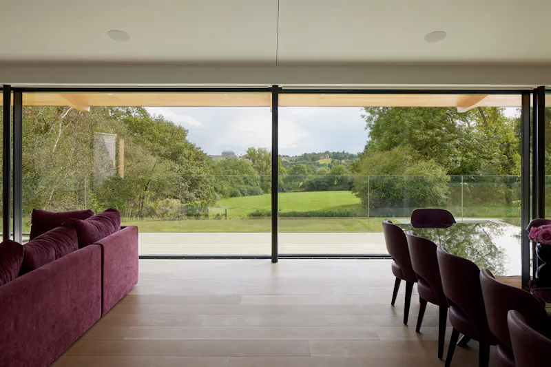 Glass at Eye-catching Architectural Home, D2799 (photo 3)
