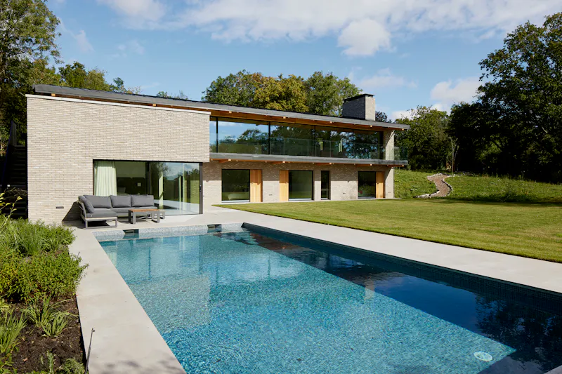 Swimming pool - outdoor at Eye-catching Architectural Home, D2799 (photo 22)