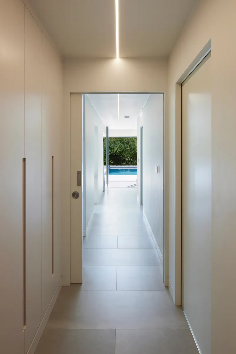 Floor - tiled at Eye-catching Architectural Home, D2799 (photo 21)