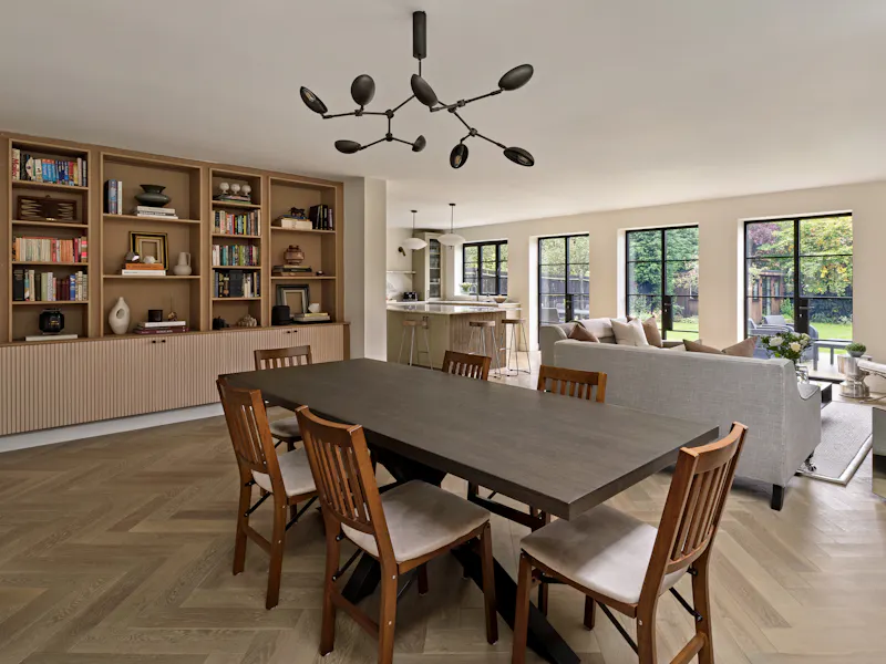 Floor - wooden at Modern detached home Elstree, D2792 (photo 7)