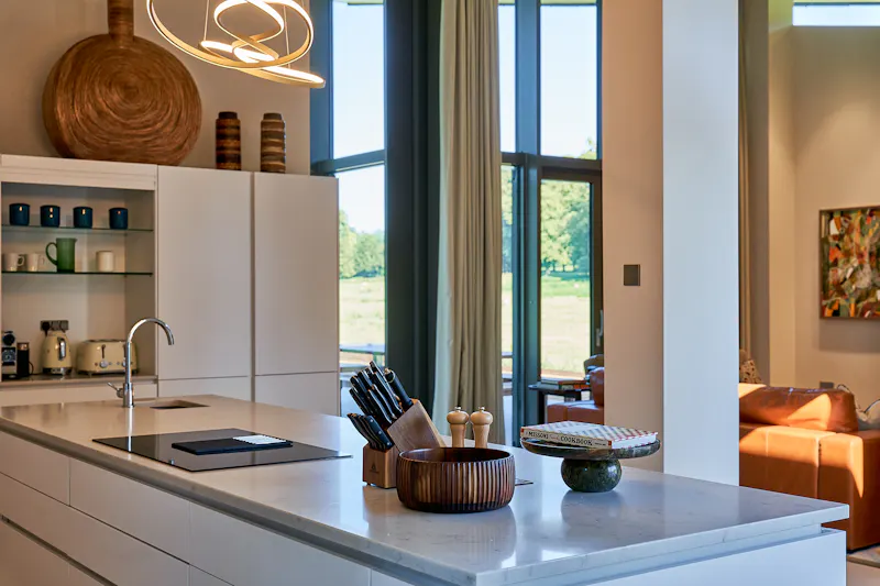 Kitchen at Impressive Waterside Mansion, D2801 (photo 6)