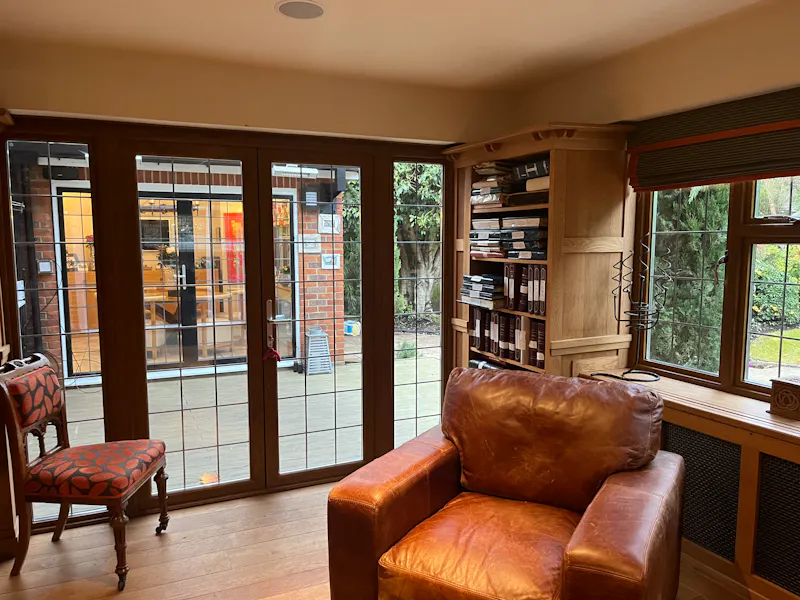 French doors at 1930's style Bushey Heath Home, D2803 (photo 14)