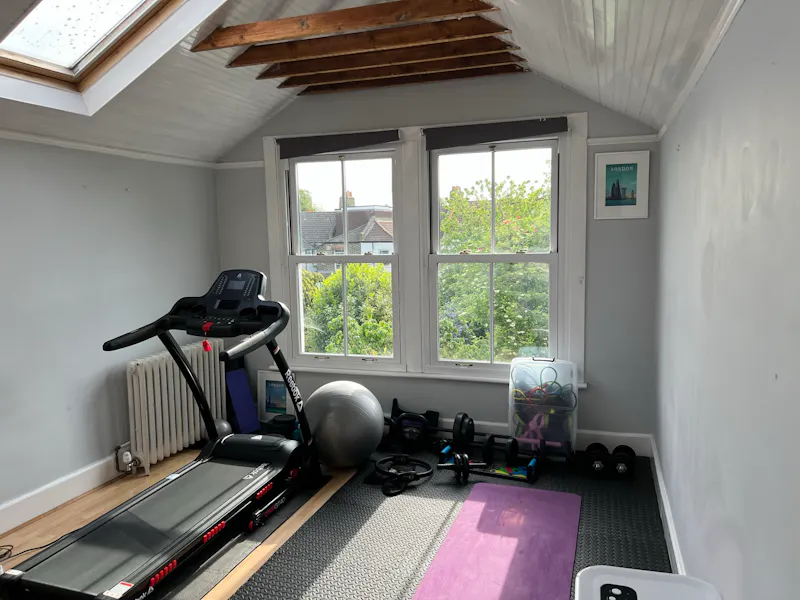 Gym at Adventurous Croydon Home , B2063 (photo 9)