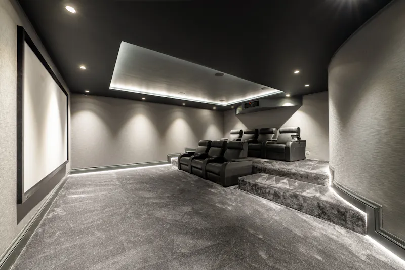 Home cinema at Stunning Hertfordshire Mansion, D2809 (photo 17)