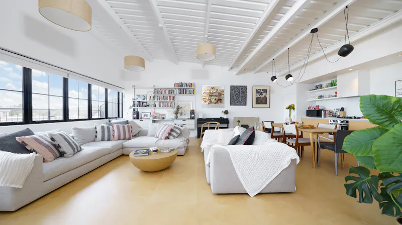 Open plan at Art Deco-Style Studio Hackney, F1254 (photo 2)