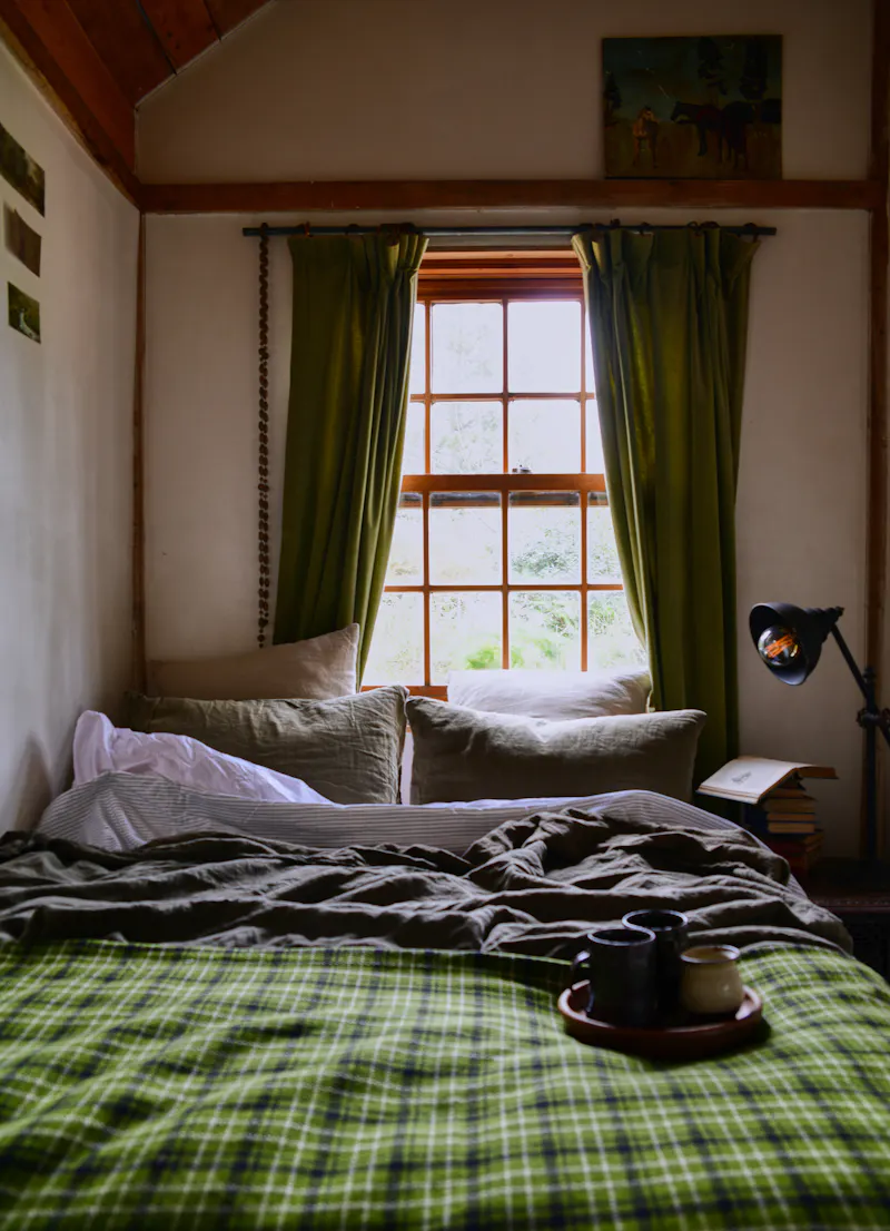 Bedroom at Remote Welsh Cottage and Cabin, C945 (photo 49)