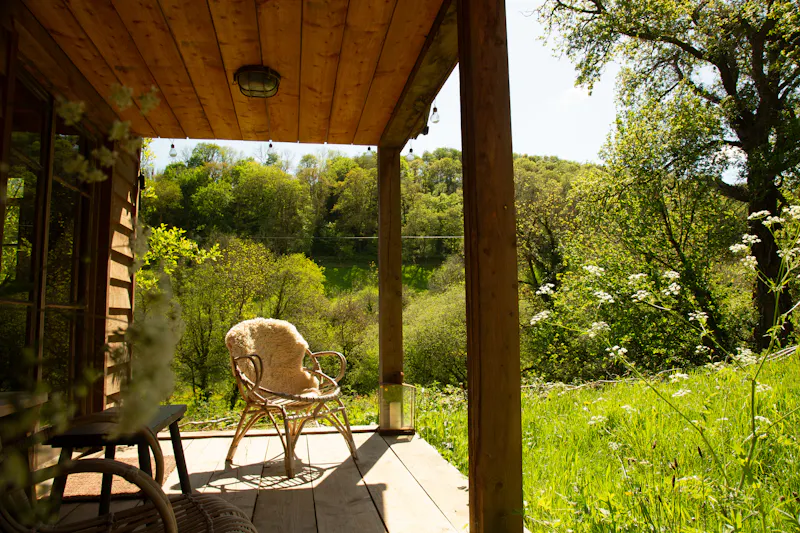 Terrace/Patio at Remote Welsh Cottage and Cabin, C945 (photo 51)