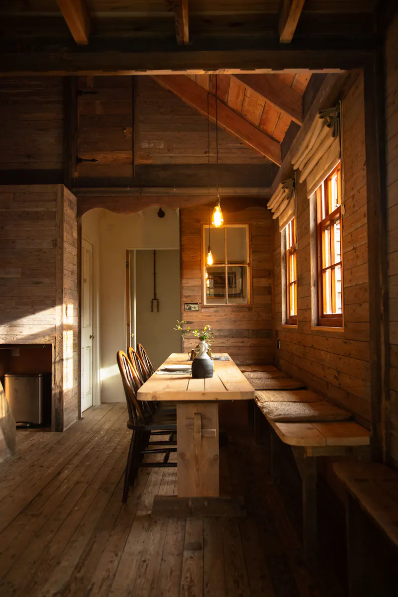 Dining room at Remote Welsh Cottage and Cabin, C945 (photo 47)