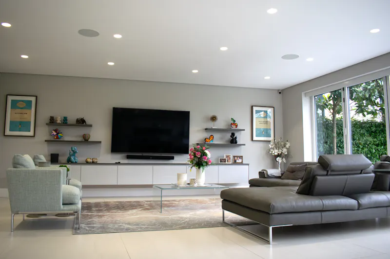 Living Room at Striking Mill Hill Mansion, D2811 (photo 6)