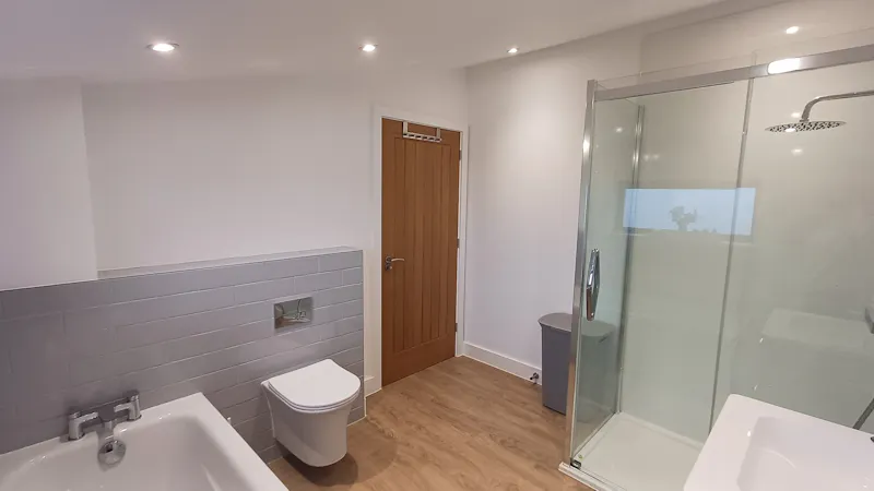 Floor - wooden at Stylish Somerset Barn Conversion, L763 (photo 35)