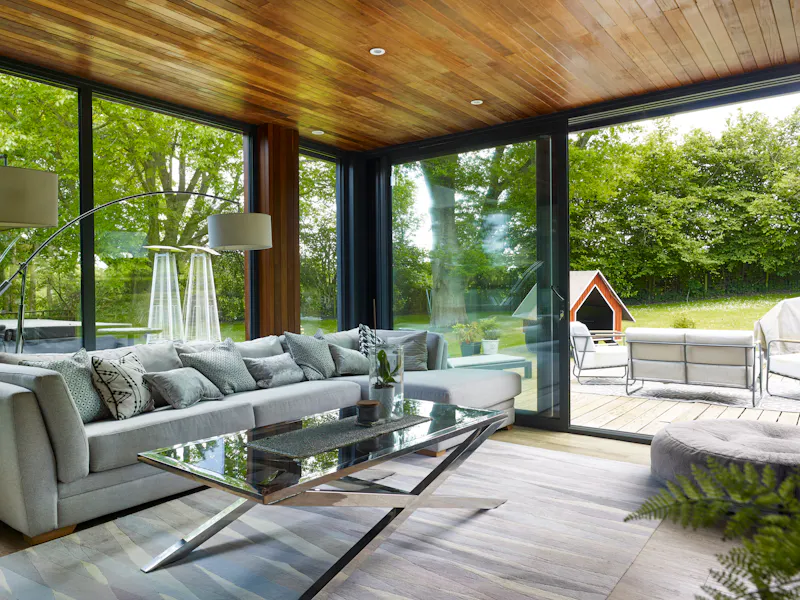 Living Room at Stunning modern house Hempstead, D2592 (photo 19)