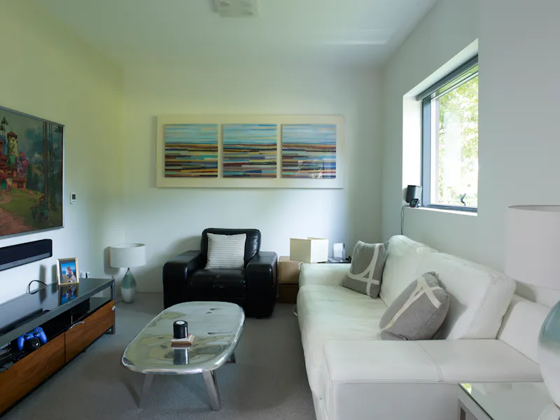 Living Room at Stunning modern house Hempstead, D2592 (photo 33)