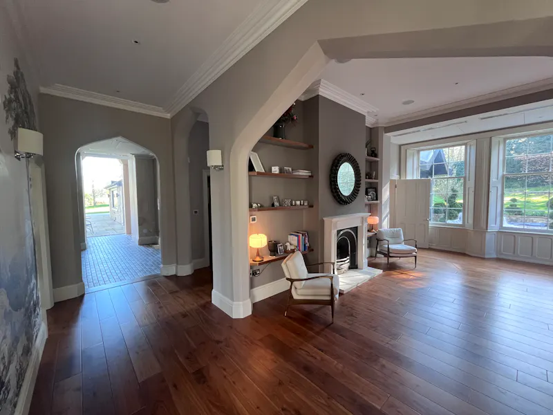 Floor - wooden at 19th Century Gothic Kent Home, B2072 (photo 6)