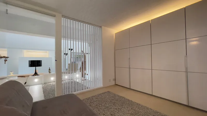 Bedroom at Modern Poplar Factory Flat, F1261 (photo 20)