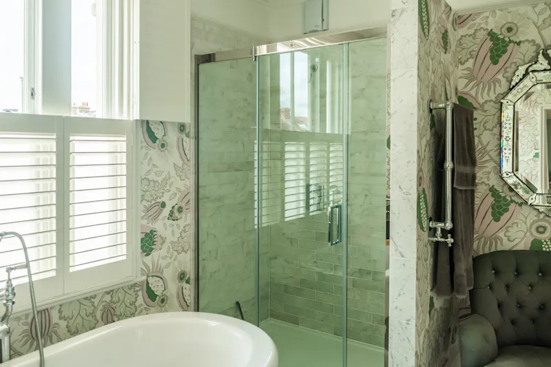 Shower at Light filled Putney Townhouse, A1450 (photo 41)