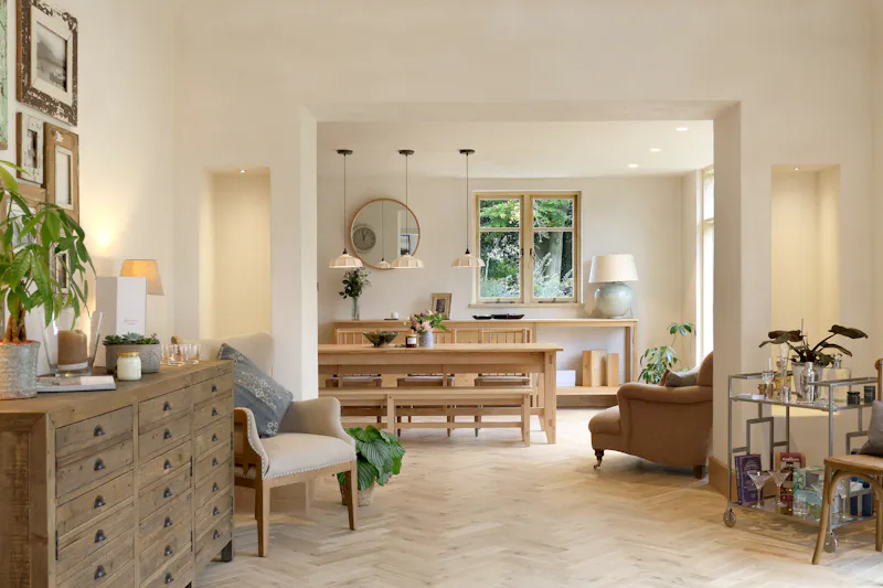 Floor - wooden at Modern Herts Country Home, D2817 (photo 6)