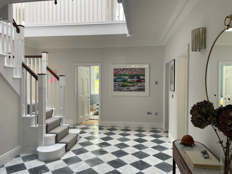 Entrance hall at 1920s Country Home Charleshill , A1654 (photo 2)