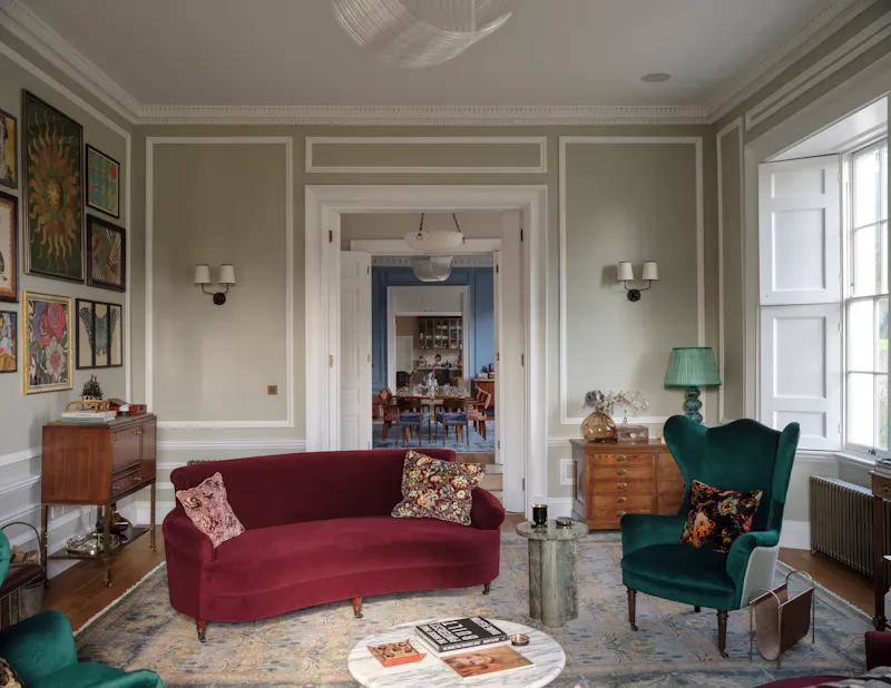 Through drawing room at Classic Georgian house in Ware, A1403 (photo 9)