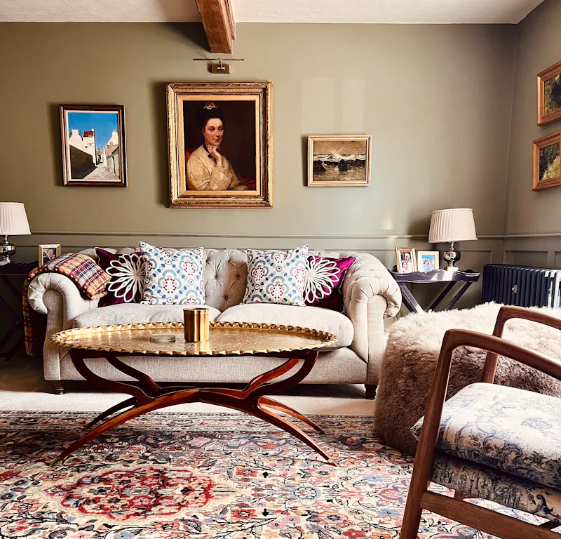 Living Room at Georgian, coastal Deal home, A1658 (photo 20)