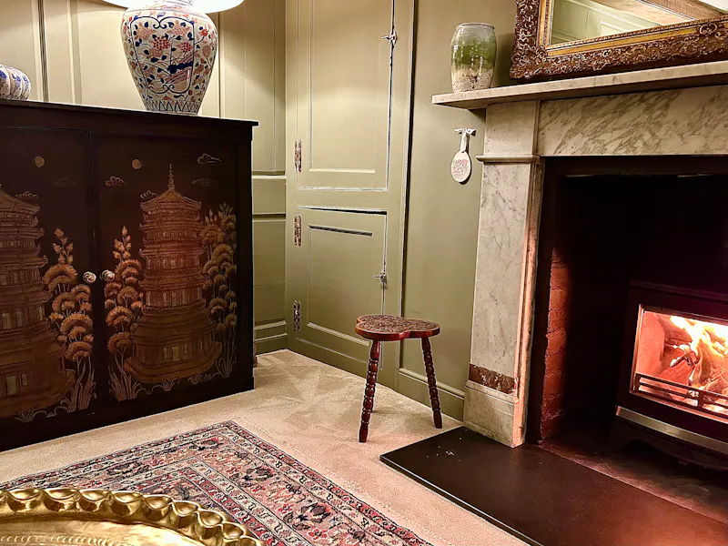 Fireplace at Georgian, coastal Deal home, A1658 (photo 23)